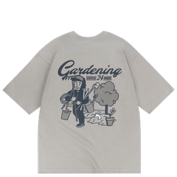 Футболка HAIDED GARDENING Grey