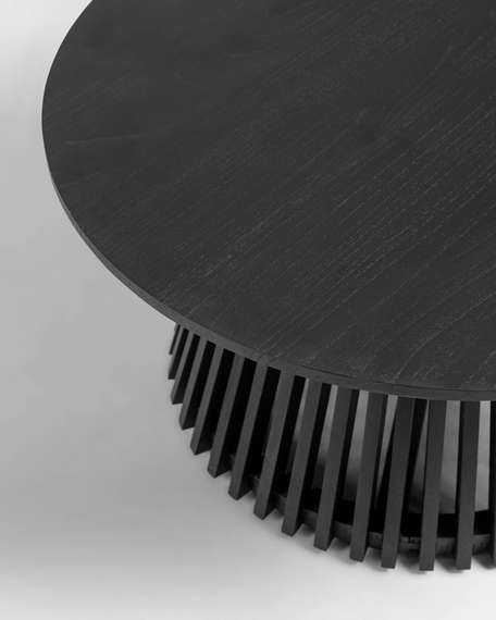 Журнальный столик Irune Ø80 см черный