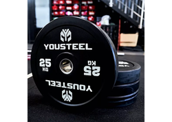 Диск EVO каучуковый 25 кг, чёрный