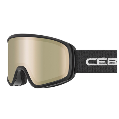 2025 Маска CEBE Striker Evo Matt Black Amber Flash Gold кат. 2