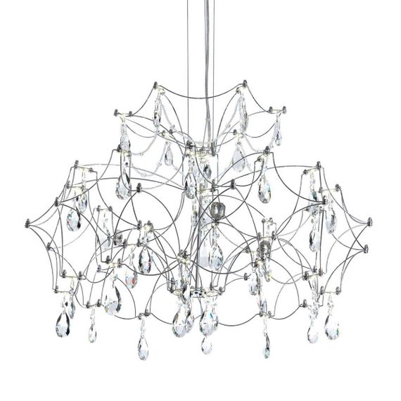 Подвесная светодиодная люстра Modelux Premium ML.7815.600P CH