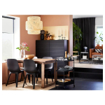 Стул - IKEA ODGER, 81х45х51 см, пластик черный, ОДГЕР ИКЕА