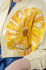 Бомбер с принтом PEOPLE