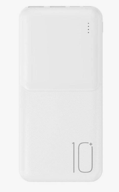 Портативный акк. Powerbank XO PR251 10000mAh 10.5W  (Белый)