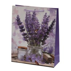 GAEM Пакет подарочный M (бумага 210г/м2, блок микс 12шт), L25,5 W10 H32 см, 4в.