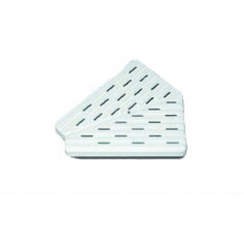 Угловая плитка 45гр. для переливной решетки, 295*35мм.