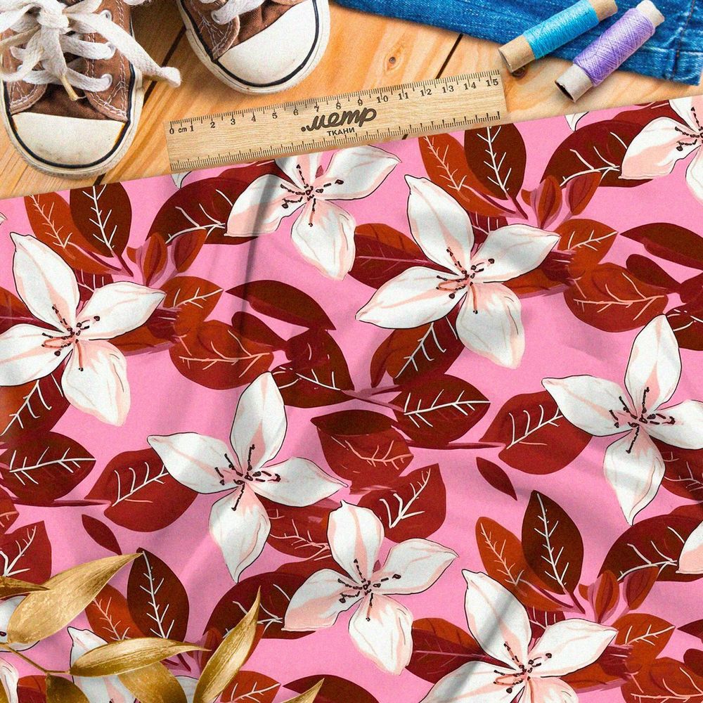 Ткань премиум флис чарующая фантазия