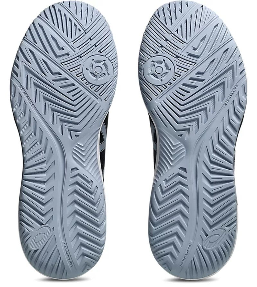Мужские теннисные кроссовки Asics Gel-Dedicate 8 - black/grey blue