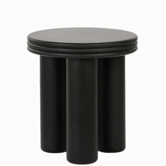 Кофейный стол Lador Ø40х44 см, черный матовый