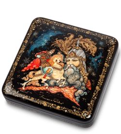 Народные промыслы ШК-45/18 Шкатулка «Руслан и голова» Орлова
