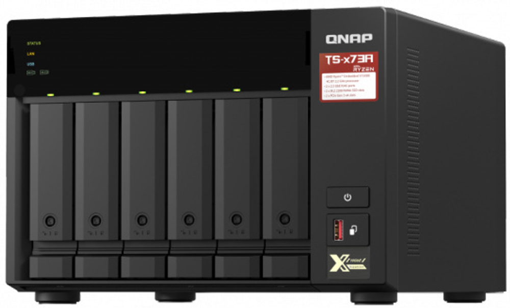 Сетевой RAID-накопитель QNAP TS-673A-8G