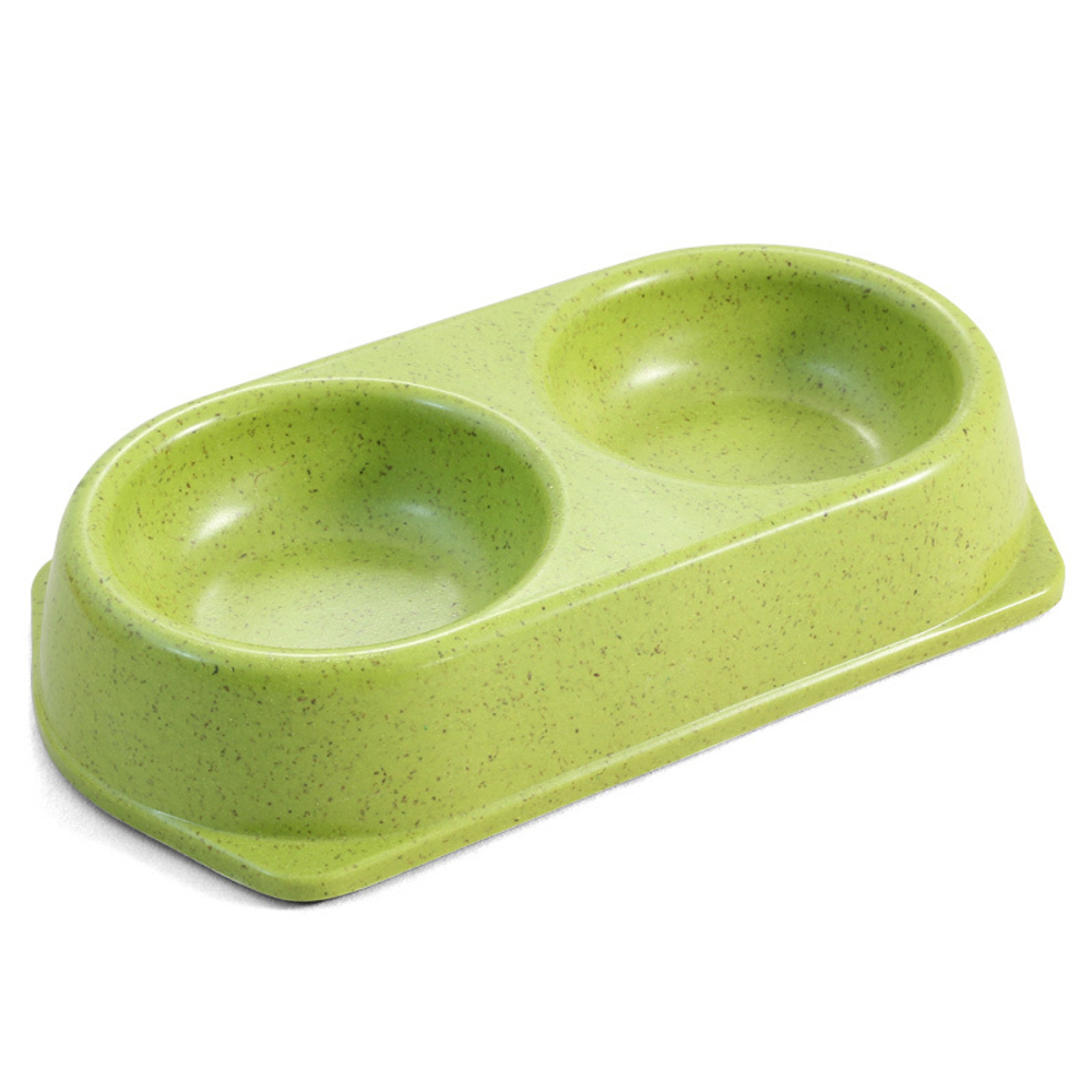 Миска из бамбука двойная, 0,18л*2, серия NATURAL, Triol
