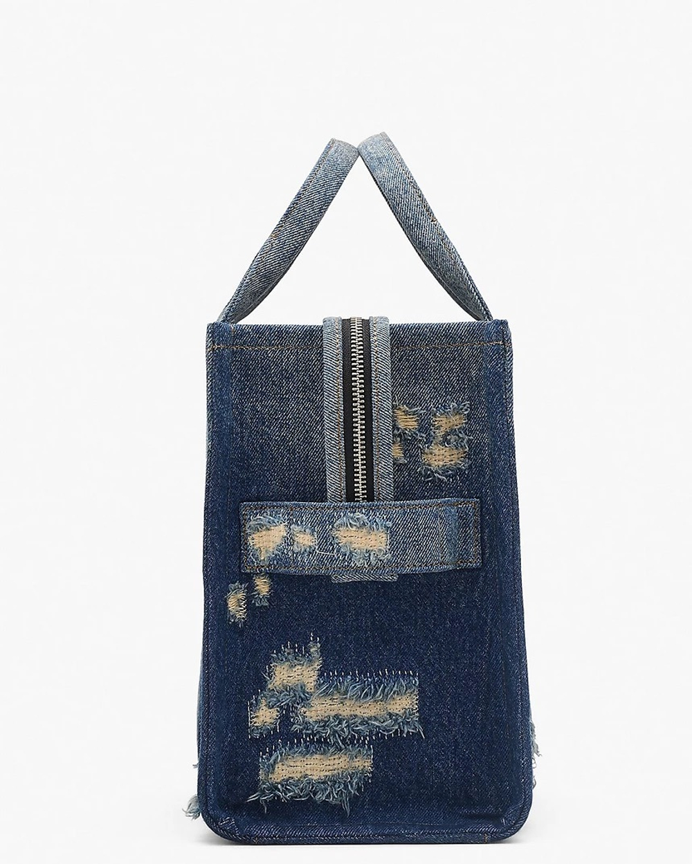 Сумка MARC JACOBS THE RIP AND REPAIR DENIM MEDIUM TOTE BAG “Punk Indigo”