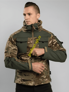 Тактическая куртка флисовая 7.26 Мультикам