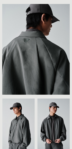 Куртка Nothomme Blue Spring New Lightweight Breathable Water-Repellent Jacket MICROFT Eco-Friendly Turn-Down Collar Oversized