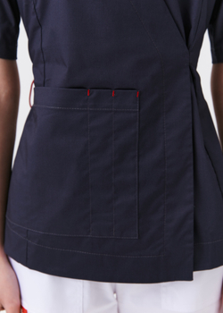 Топ с запахом медицинский женский Йошо, ртуть хлопок