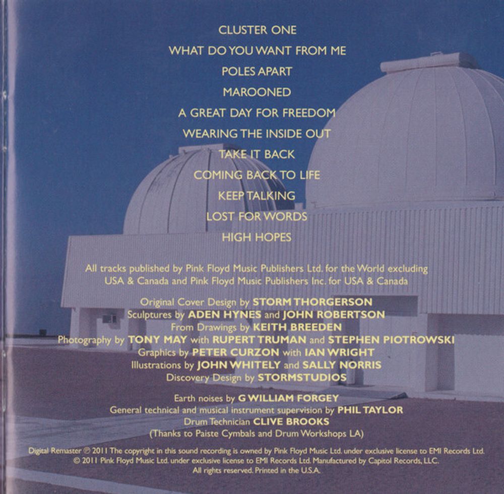 Pink Floyd. The Division Bell (CD)