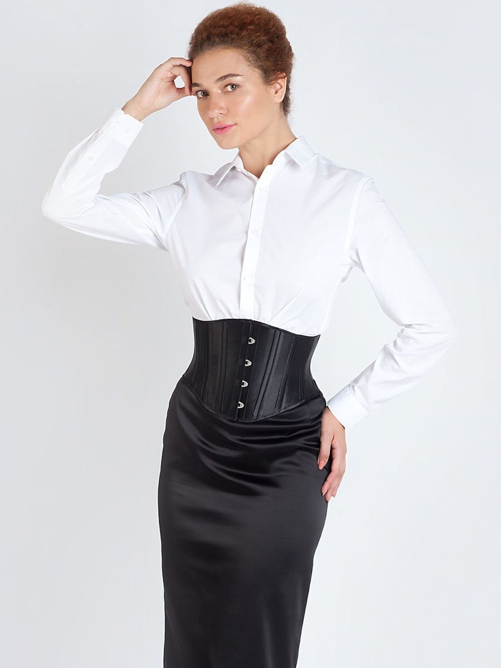 Шелковый аксессуарный корсет