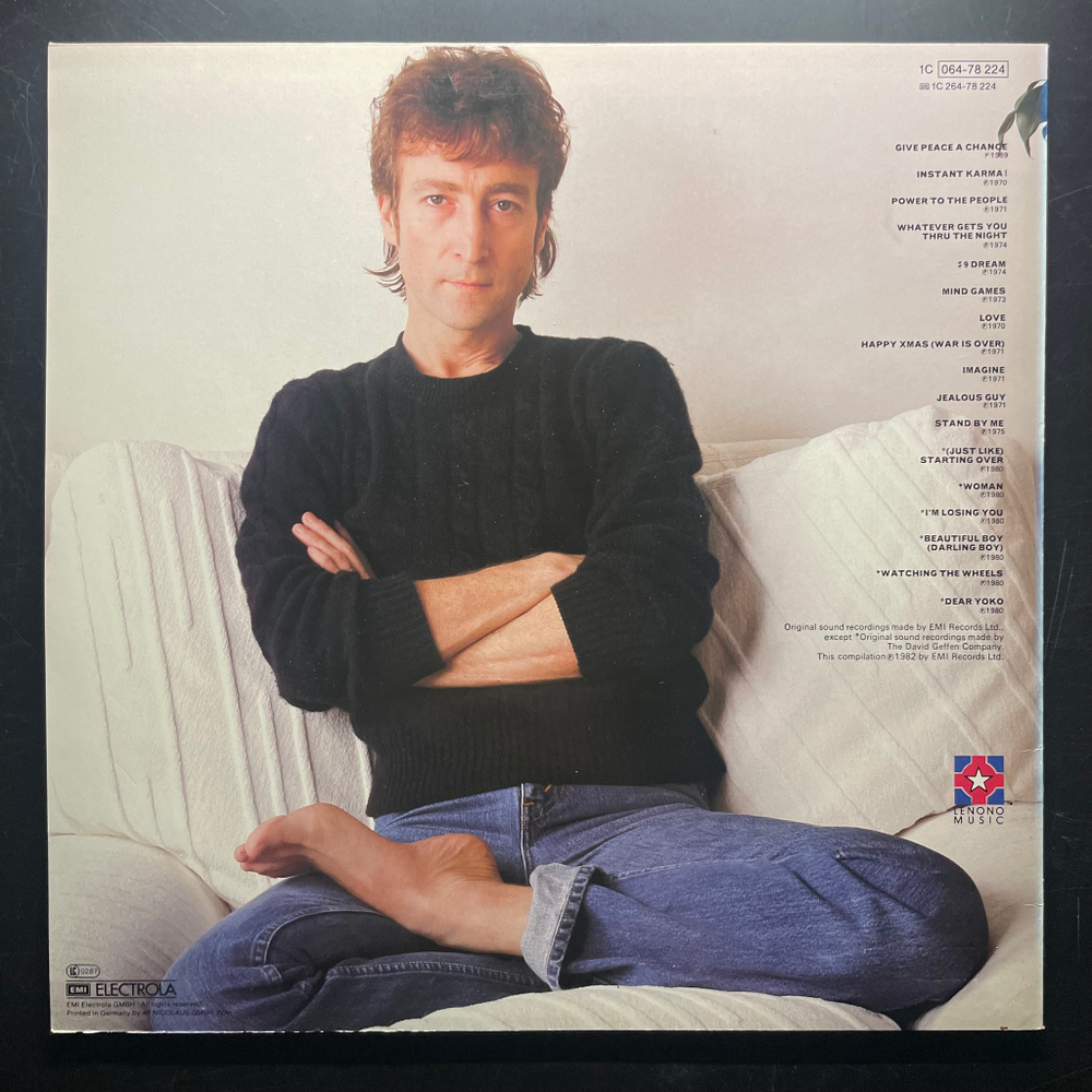John Lennon – The John Lennon Collection (Европа 1982г.)