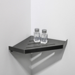 Полка угловая одноэтажная Fixsen Hi-Tech графит FX-841F