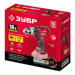 Дрель-шуруповерт ударная Зубр Мастер ДШУ-185 18В