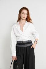 БАЗОВЫЙ РЕМЕНЬ С ПРЯМОУГОЛЬНОЙ ПРЯЖКОЙ GRAPHITE