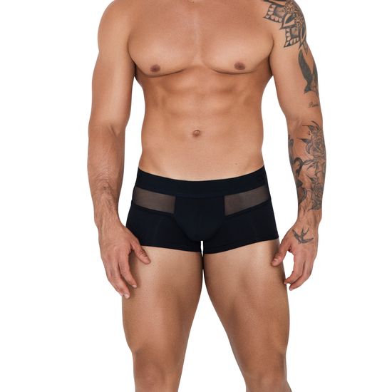 Мужские трусы хипсы черные Clever Moda CASPIAN TRUNK 151111