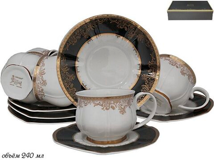 Lenardi 133-116 Чайный набор 240 мл 12пр. в под.уп.(х6)Фарфор