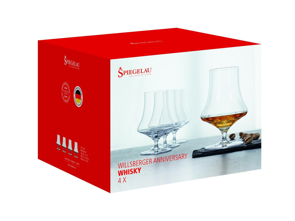 Набор из 4-х бокалов для виски Willsberger Anniversary Whisky 340 мл Spiegelau