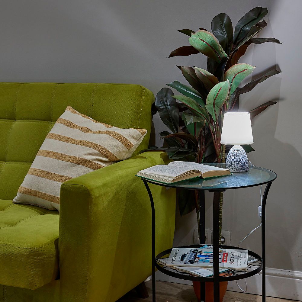 UML-B301 E14 DARK GREY Светильник настольный декоративный под лампу Е14. 40W. Механический выключатель. Темно-серый. ТМ Uniel