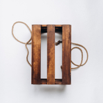 Деревянный подарочный декоративный короб, ящик для хранения из древесины Сибирского Кедра. PK28