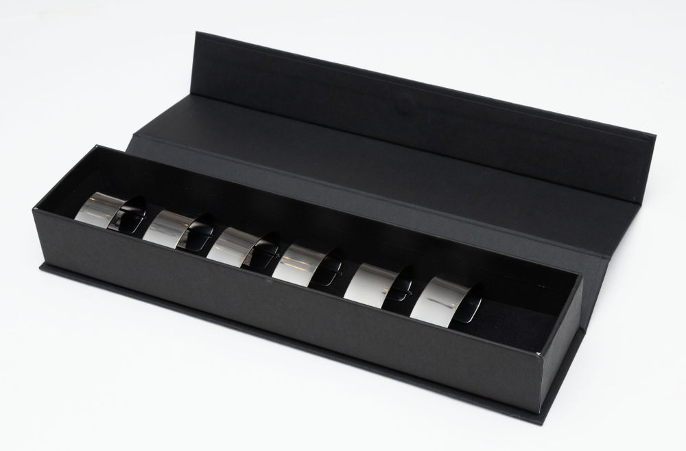 Набор колец для салфеток 6шт Herdmar антрацит