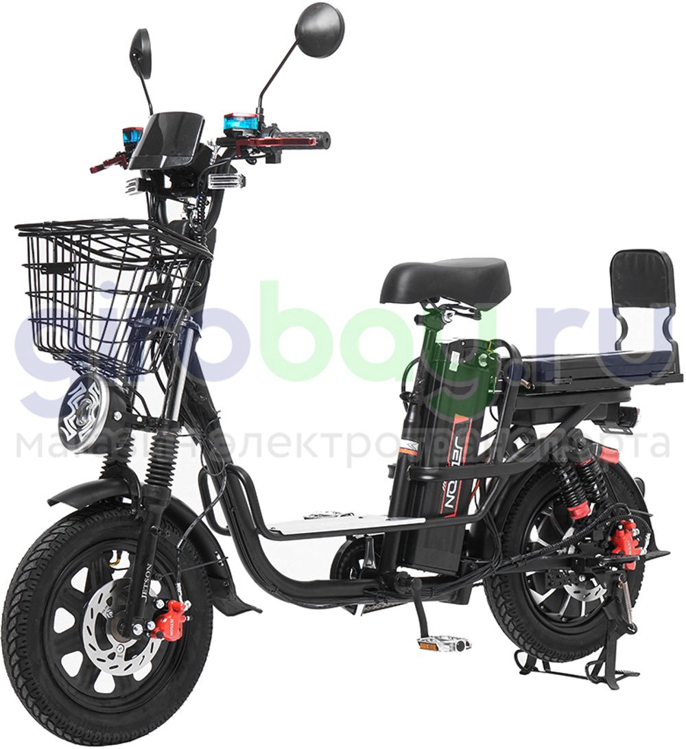 Электровелосипед Jetson Monster Pro Black 1200W (60V/30Ah) двойные амортизаторы фото №1