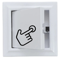 Люк сантехнический ревизионный 100х100 мм с замком защелкой