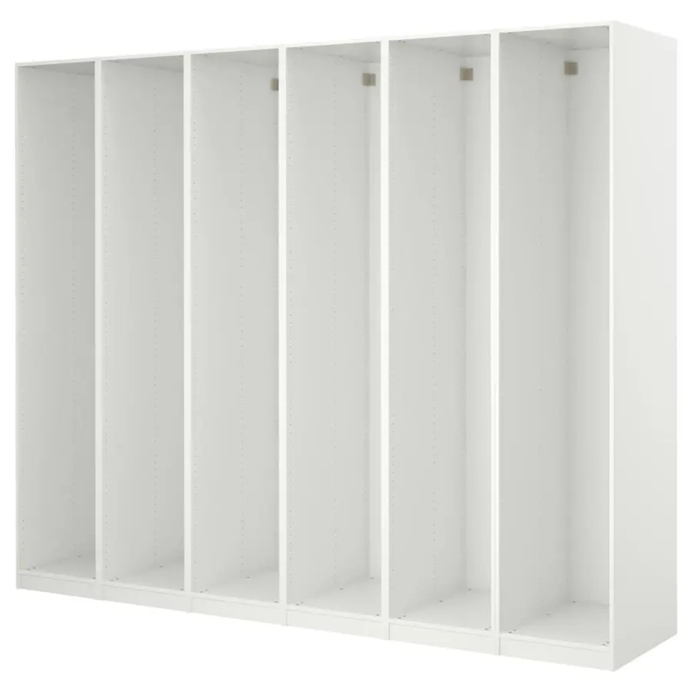 Каркас гардероба - IKEA PAX, 300x58x236 см, белый ПАКС ИКЕА