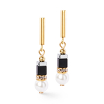 Серьги Coeur de Lion Black 4354/21-1300