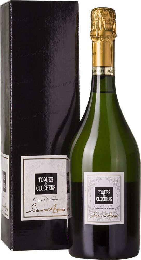 Игристое вино Toques &amp; Clochers Cremant de Limoux, в подарочной упаковке, 0,75 л.