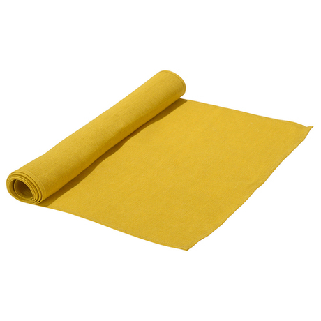 Дорожка на стол 45x150 Tkano Essential льняная горчичная