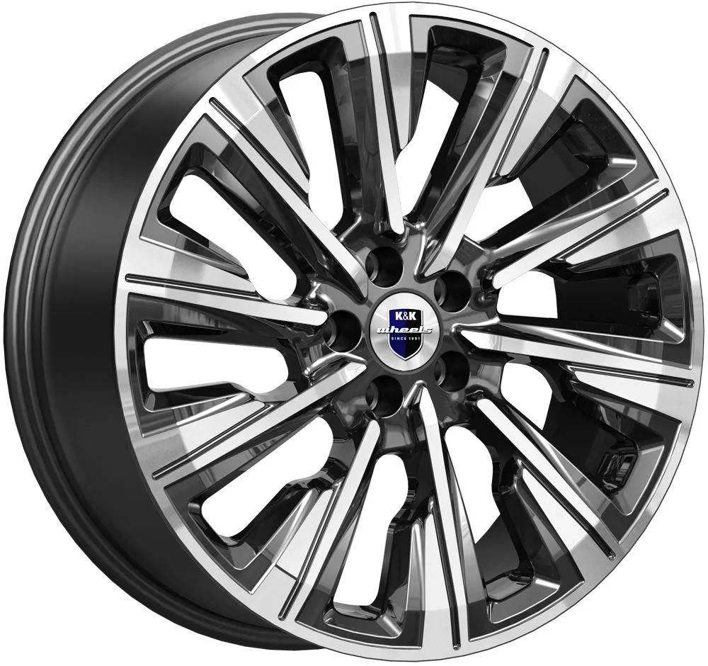 K&amp;K Галего 7.5x19 5x114.3 ET 38 Dia 67.1 (алмаз черный)