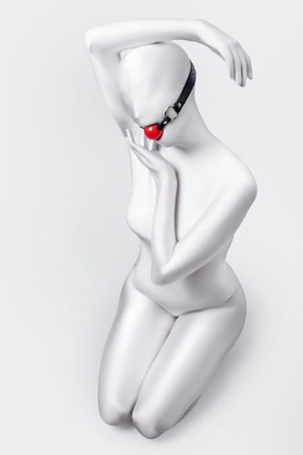 Кляп Anonymo, TPR, красный, 6,4 см