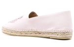 KENZO Takada Kenzo logo Embroidered Straw Shoes Casual shoes Women's pink