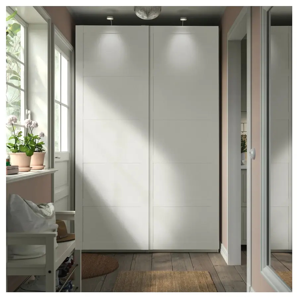 Шкаф-купе - IKEA PAX/BERGSBO/ ПАКС/БЕРГСБУ ИКЕА, 150x66x236 см, белый