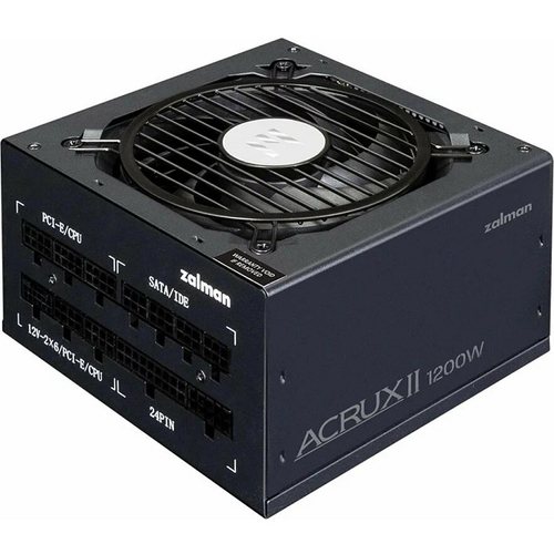 Блок питания Zalman 1200W Acrux II, модульный, 16 Pin PCIe 5.1, 80 PLUS Platinum (ZM1200-ARX2)