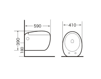 Унитаз Grossman GR-4442 подвесной