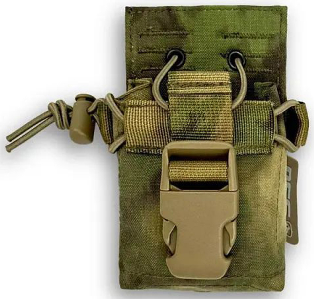 ПРС 2 MOLLE. Сумка под радиостанцию с утяжками и фастексом ССО