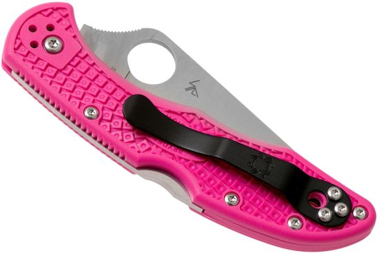 Складной нож Spyderco Delica 4 Lightweight C11FPPNS30V c клинком из стали CPM-S30V, рукоять FRN