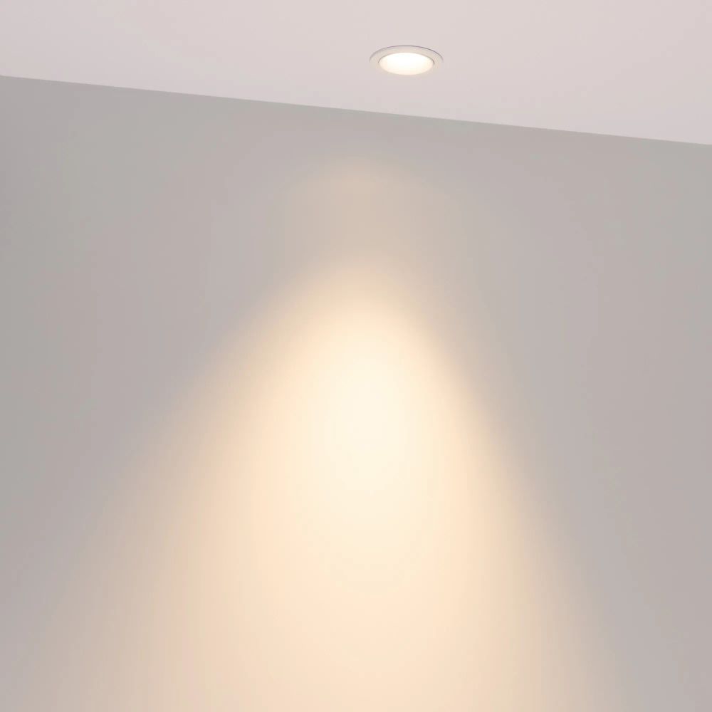 Светильник MS-ARADO-BUILT-R35-3W Warm3000 (WH-WH, 36 deg, 230V) (Arlight, IP20 Металл, 5 лет) 059101