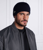 хлопковая шапка Lacoste - темно-синий(RB0001)