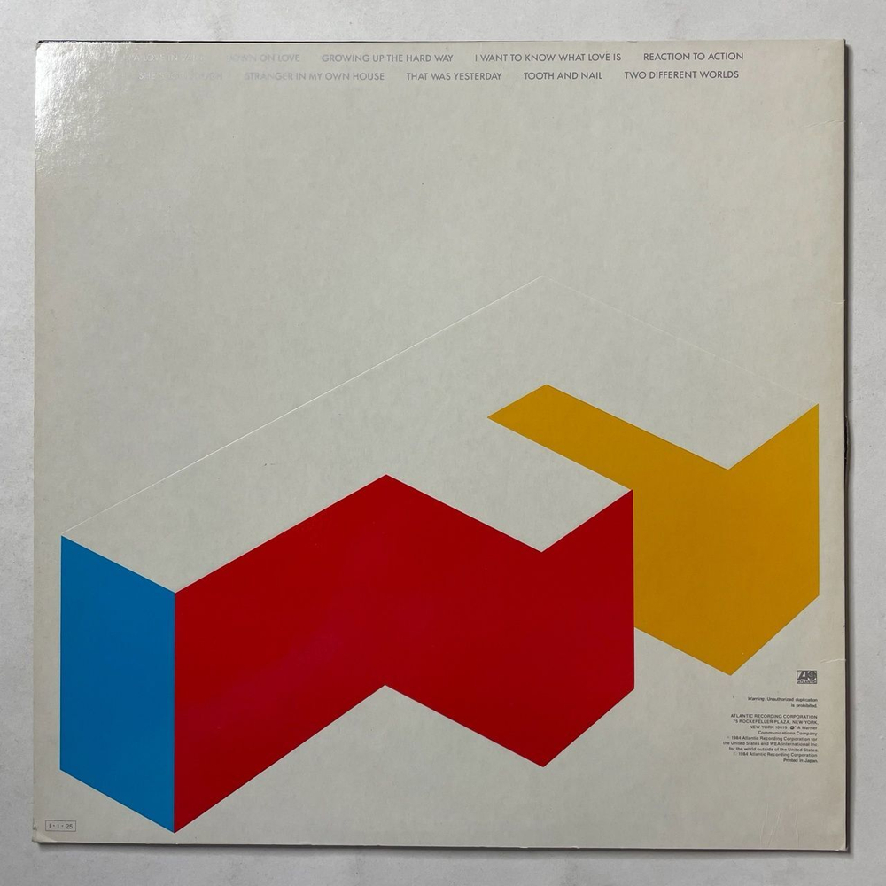 Винтажная виниловая пластинка LP Foreigner Agent Provocateur (Japan 1985) (No Obi) Two Different Worlds