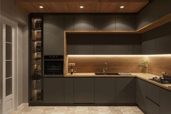 Примеры современных кухонь в дизайне из интернета